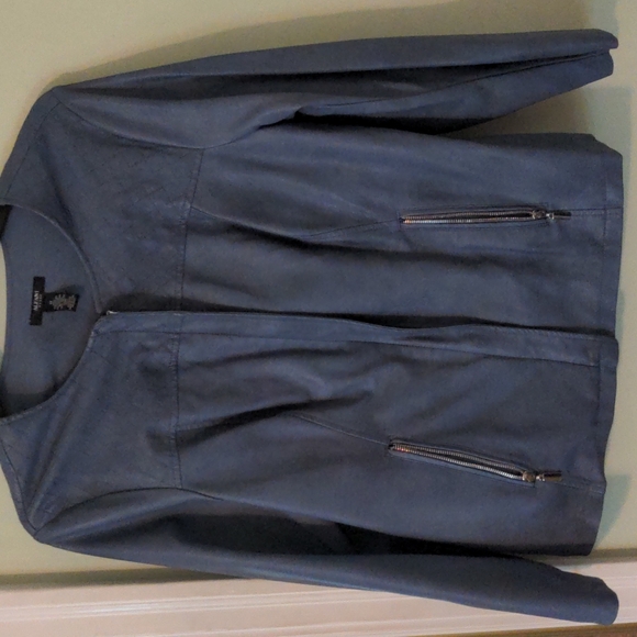 Alfani 1X Blue/Gray Woman's Jacket - Picture 1 of 17